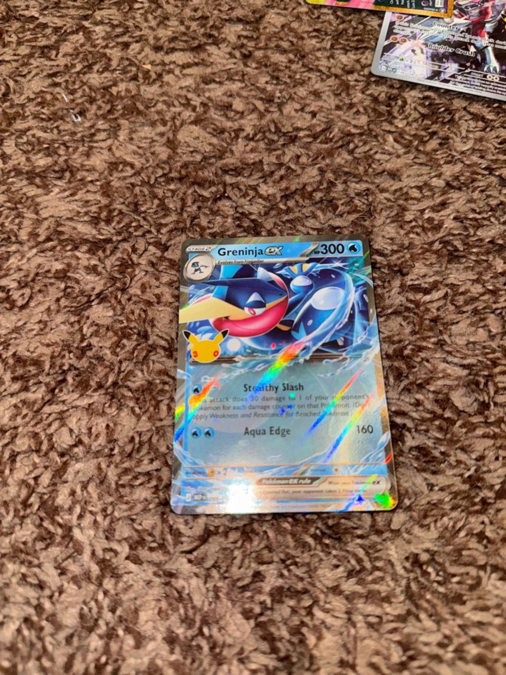 Pokemon - Greninja ex Black Star Promo (MEP 099) - 30th Anniversary Celebration